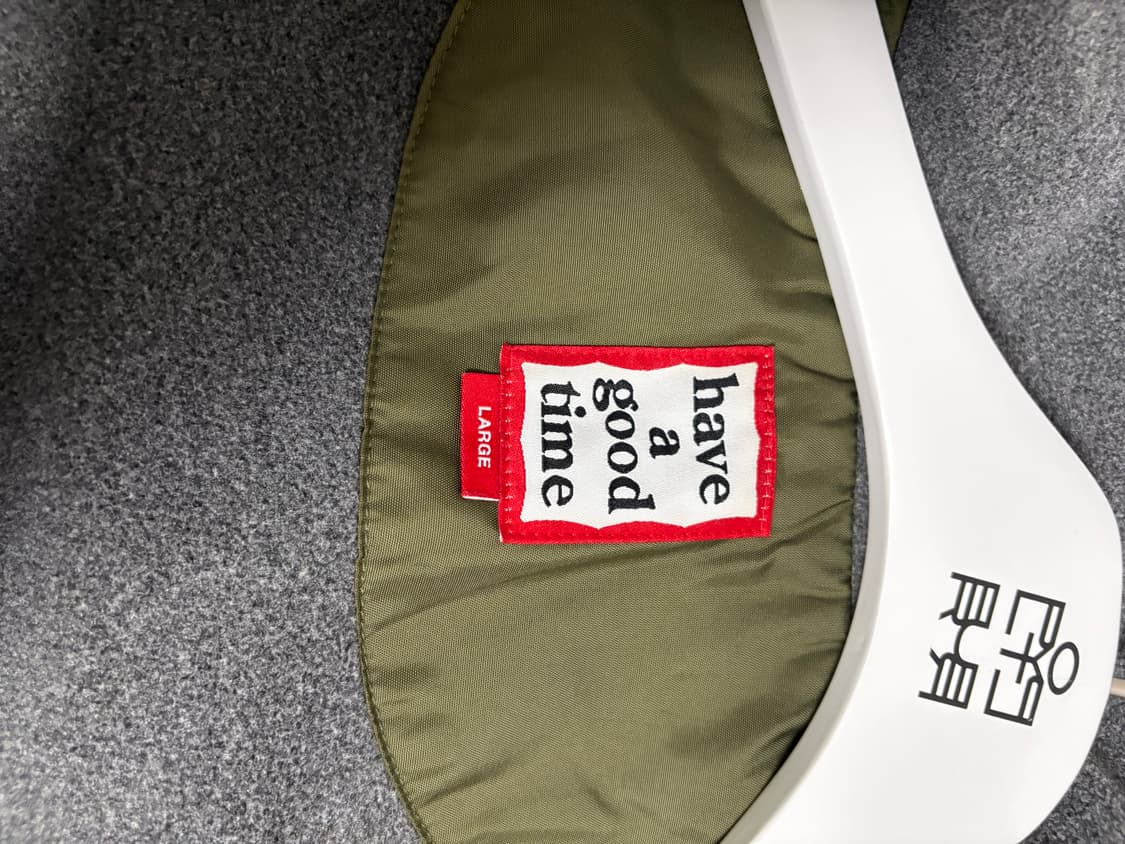 해브어굿타임 카키색 자켓 상품이미지7