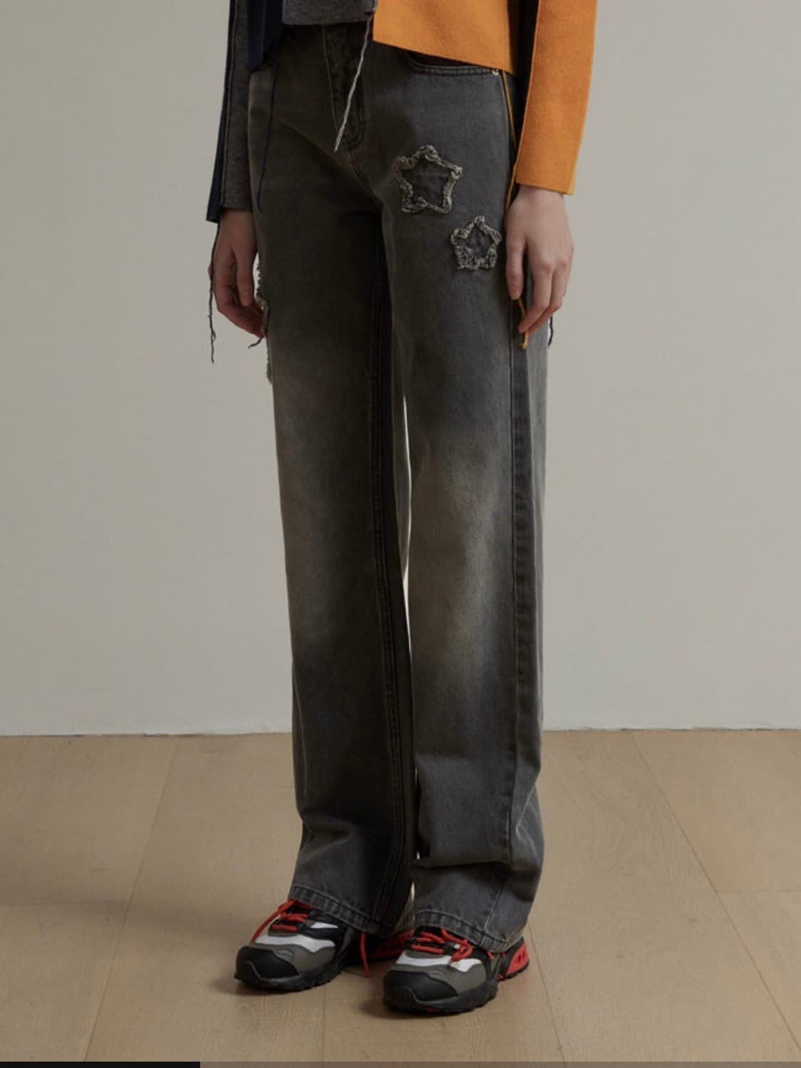 STAR DESTROYED JEANS 상품이미지4