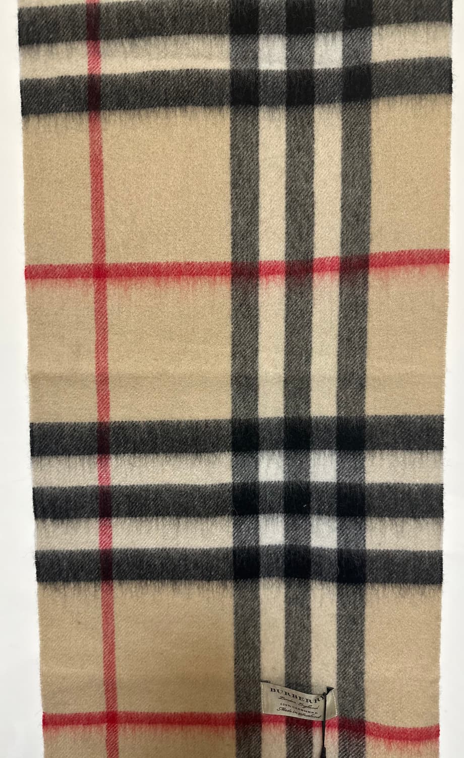 버버리 캐시미어 머플러 연베이지 남여공용 상품이미지3