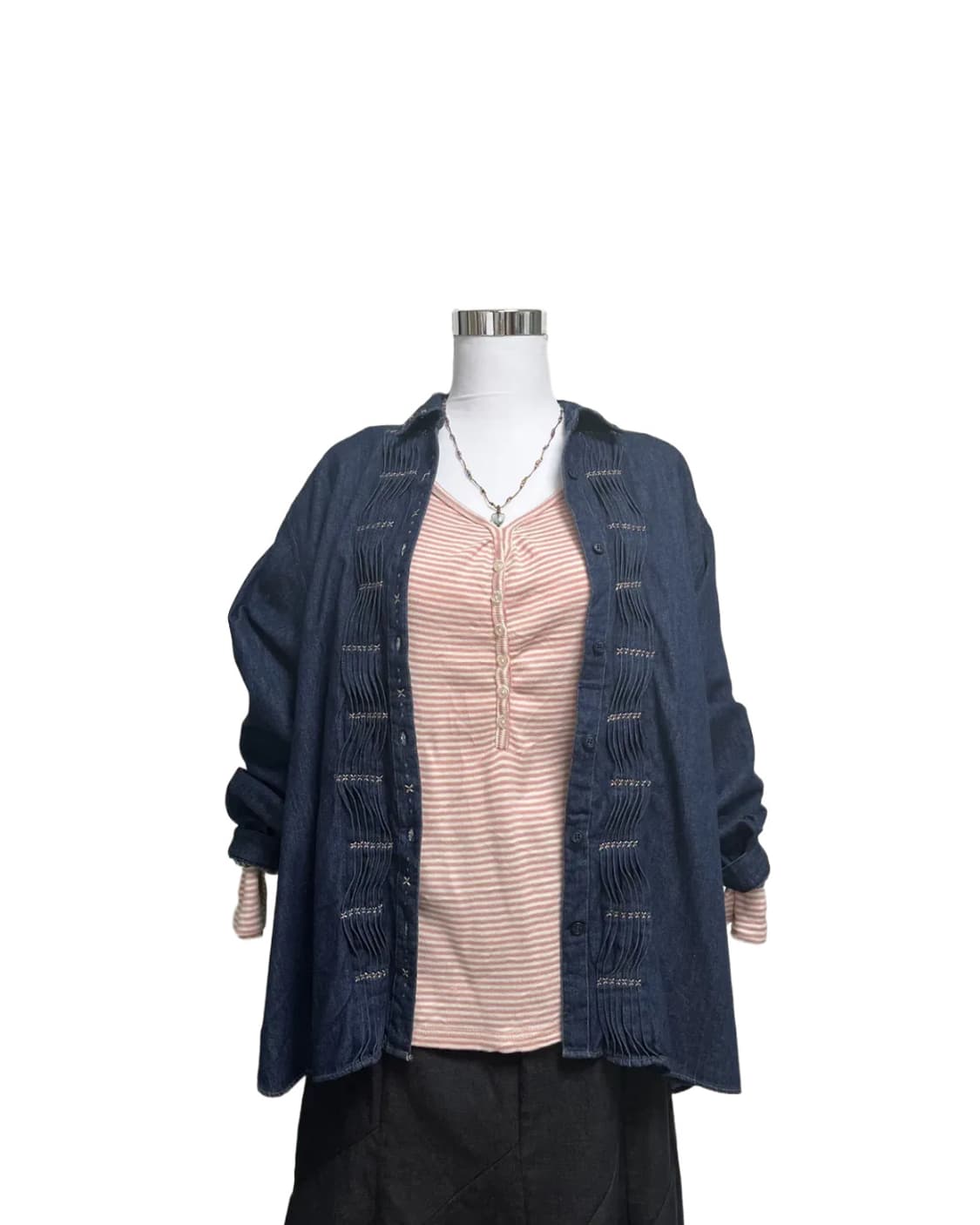 Stitch denim shirt 상품이미지7