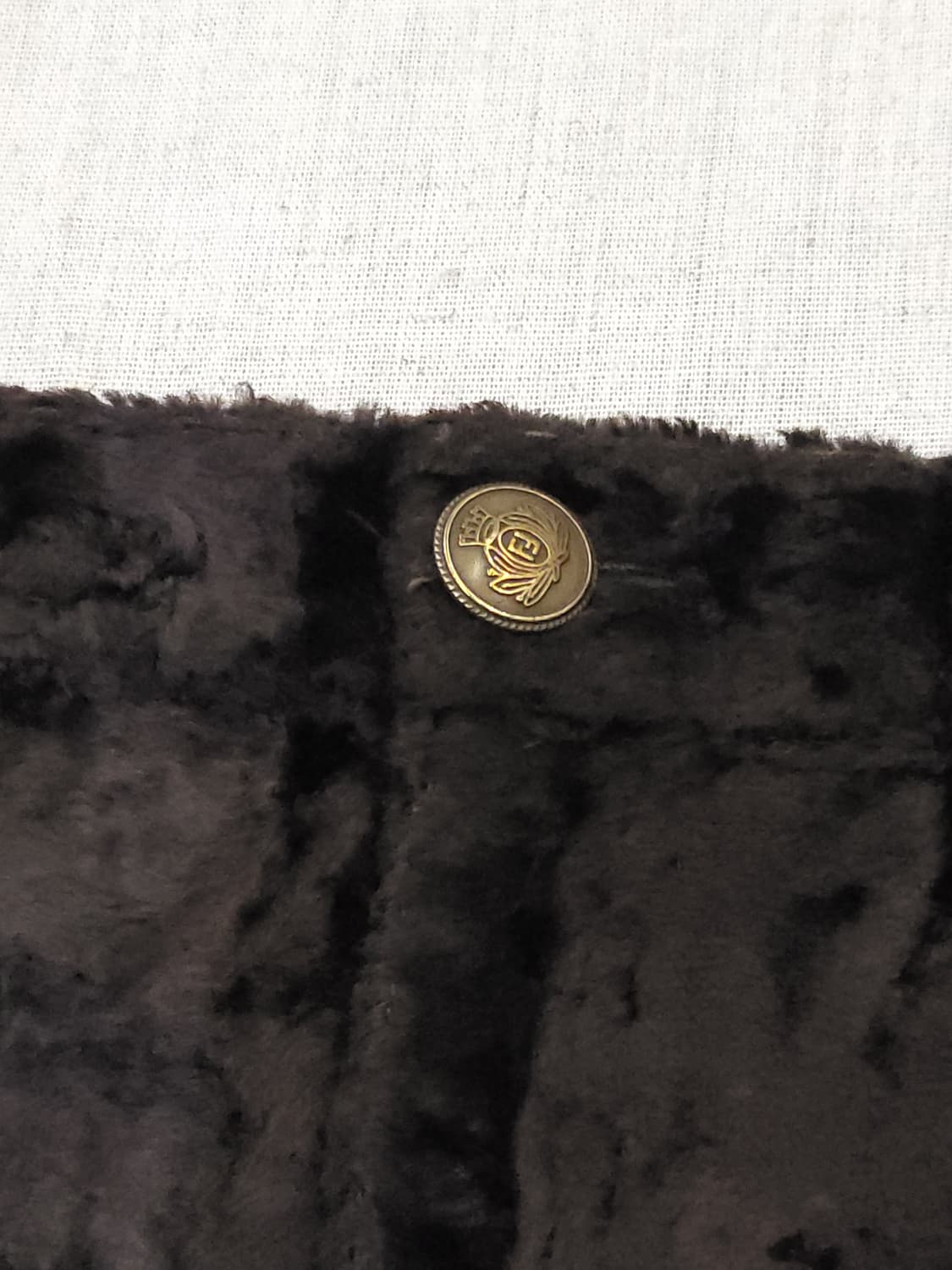 FENDU 브라운 스웨이드 미니스커트 상품이미지2