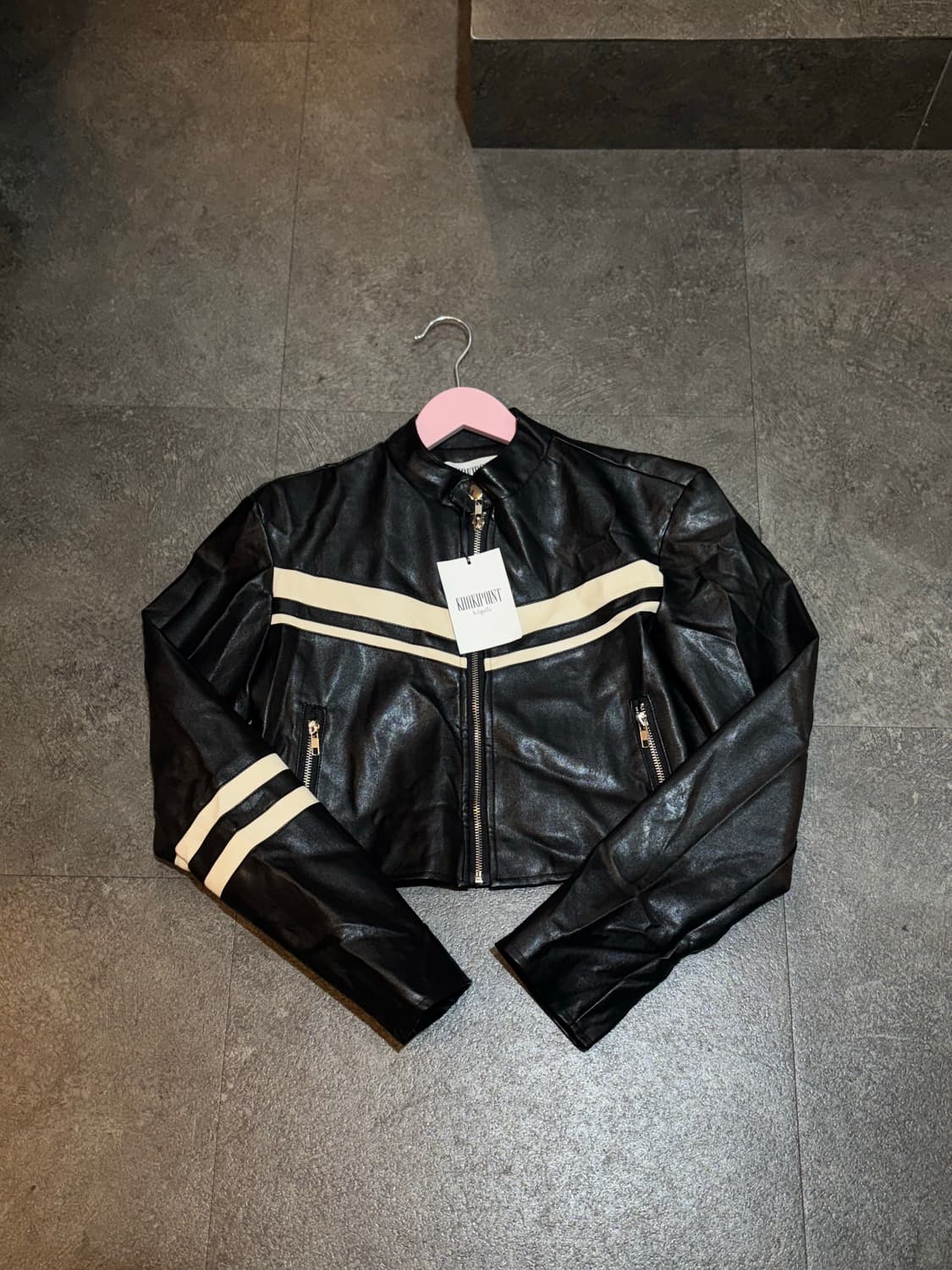 카키포인트 새상품 레더자켓 Free 상품이미지2