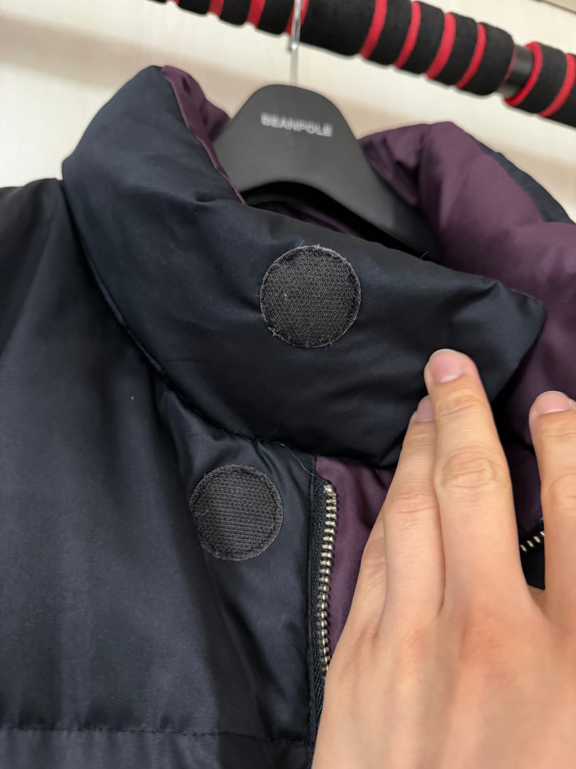 비긴202 리버시블 구스다운 캡틴선샤인 익스페디션 모티브 패딩 상품이미지6