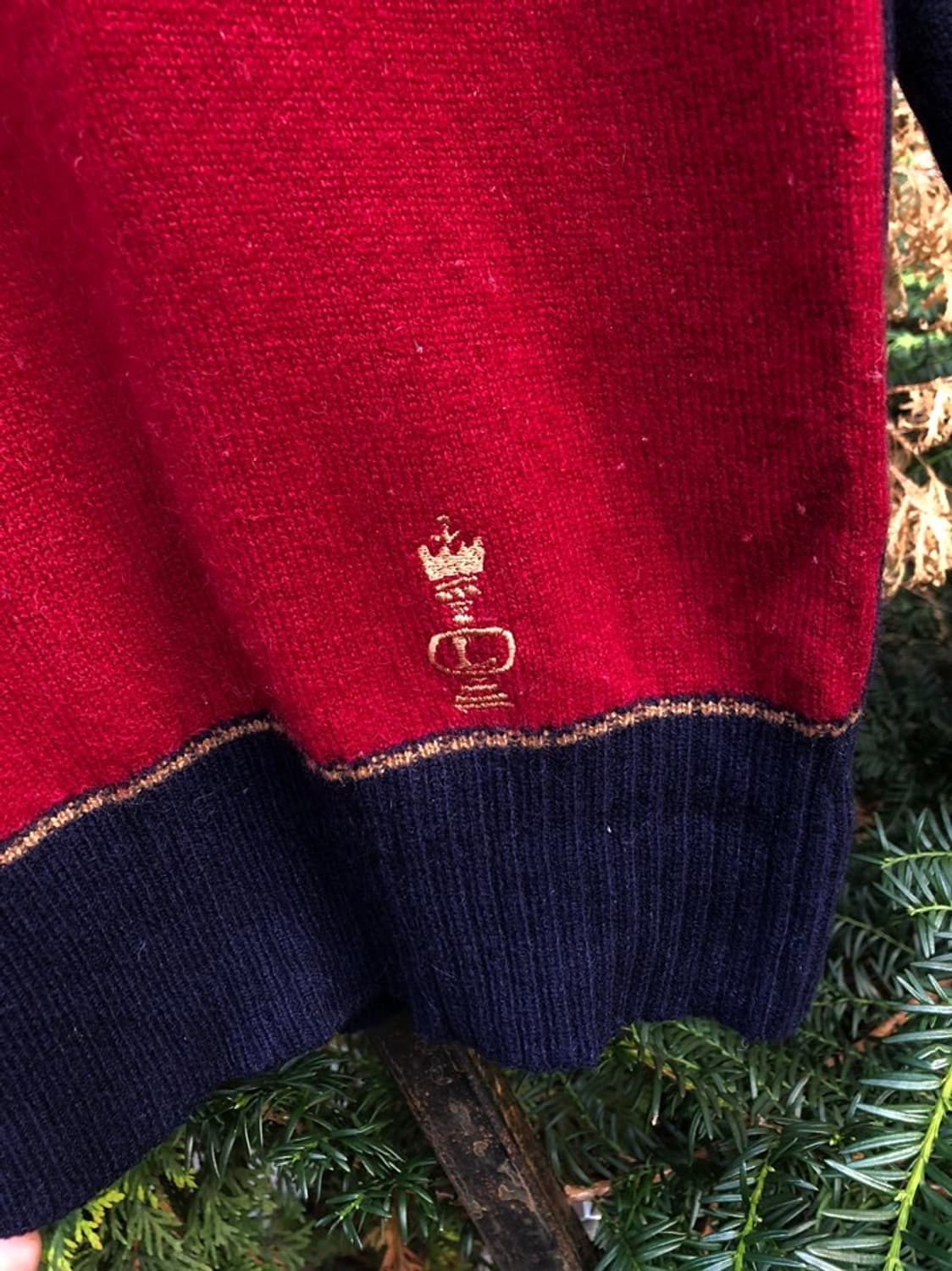 랑방 브이넥 니트 상품이미지5