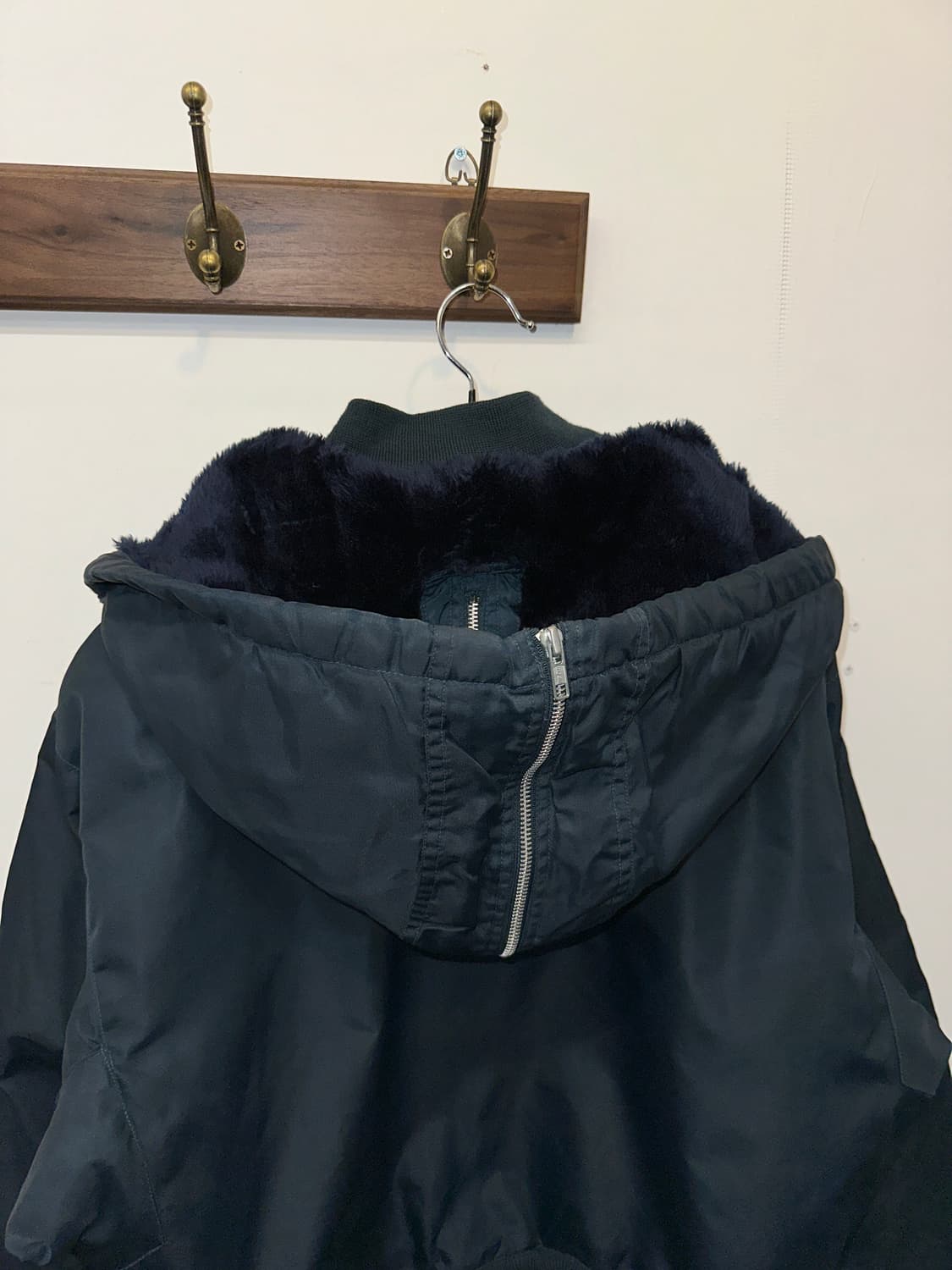 vintage y2k DKNY ma-1 hood 봄버 상품이미지5