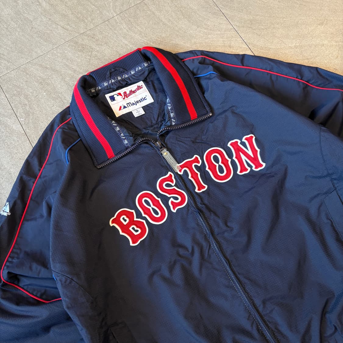 마제스틱 정품 보스턴 네이비 자켓 상품이미지2