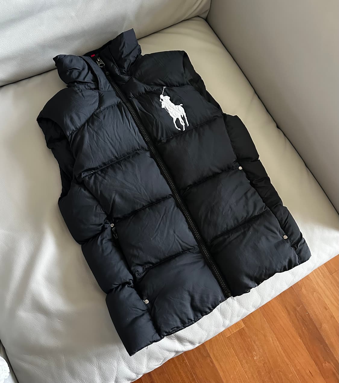 폴로 랄프로렌 빅포니 패딩조끼 XS 상품이미지2