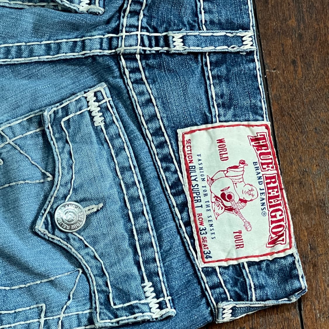 트루릴리젼 BILLY SUPER T 데님팬츠 USA 상품이미지6