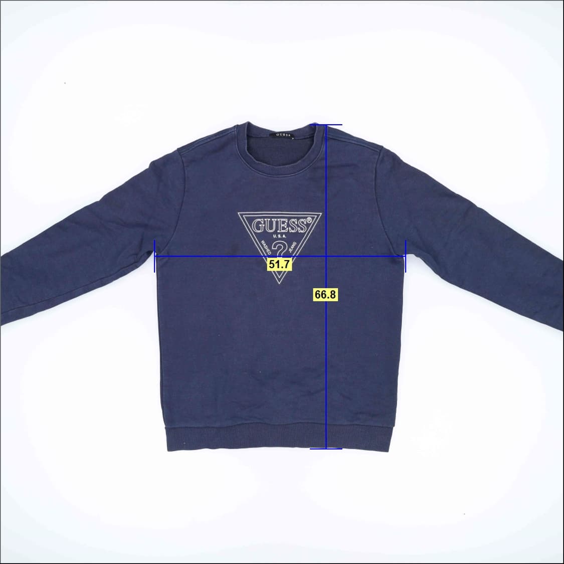 [M] 게스 삼각로고 맨투맨 0108H1 상품이미지5