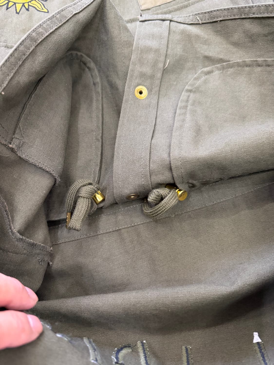 정품) 쟈딕앤볼테르 오버핏 야상 자켓 패치 장식 XS 상품이미지6