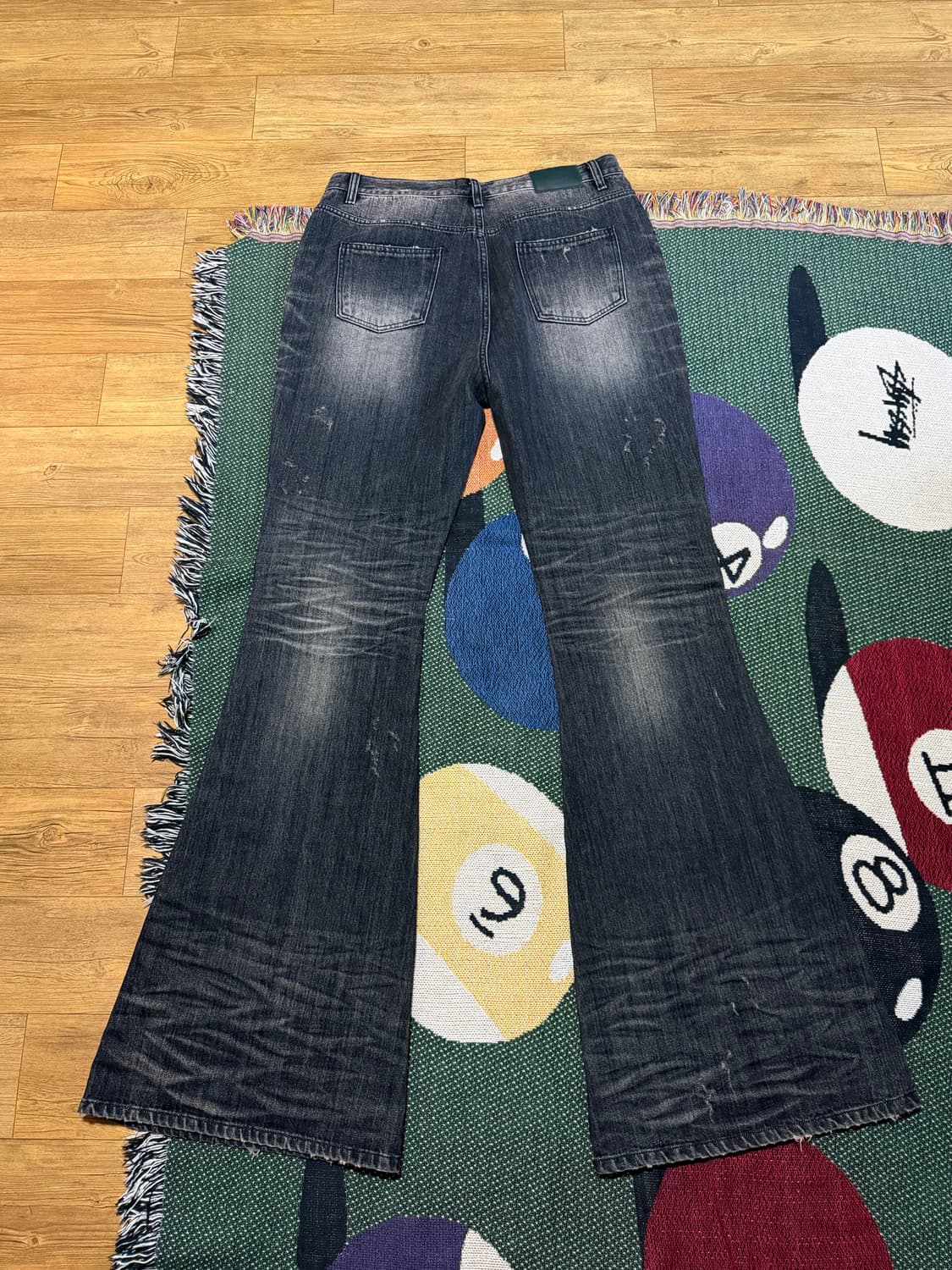 [2] 언더마이카 플레어진 워싱 그레이 상품이미지3