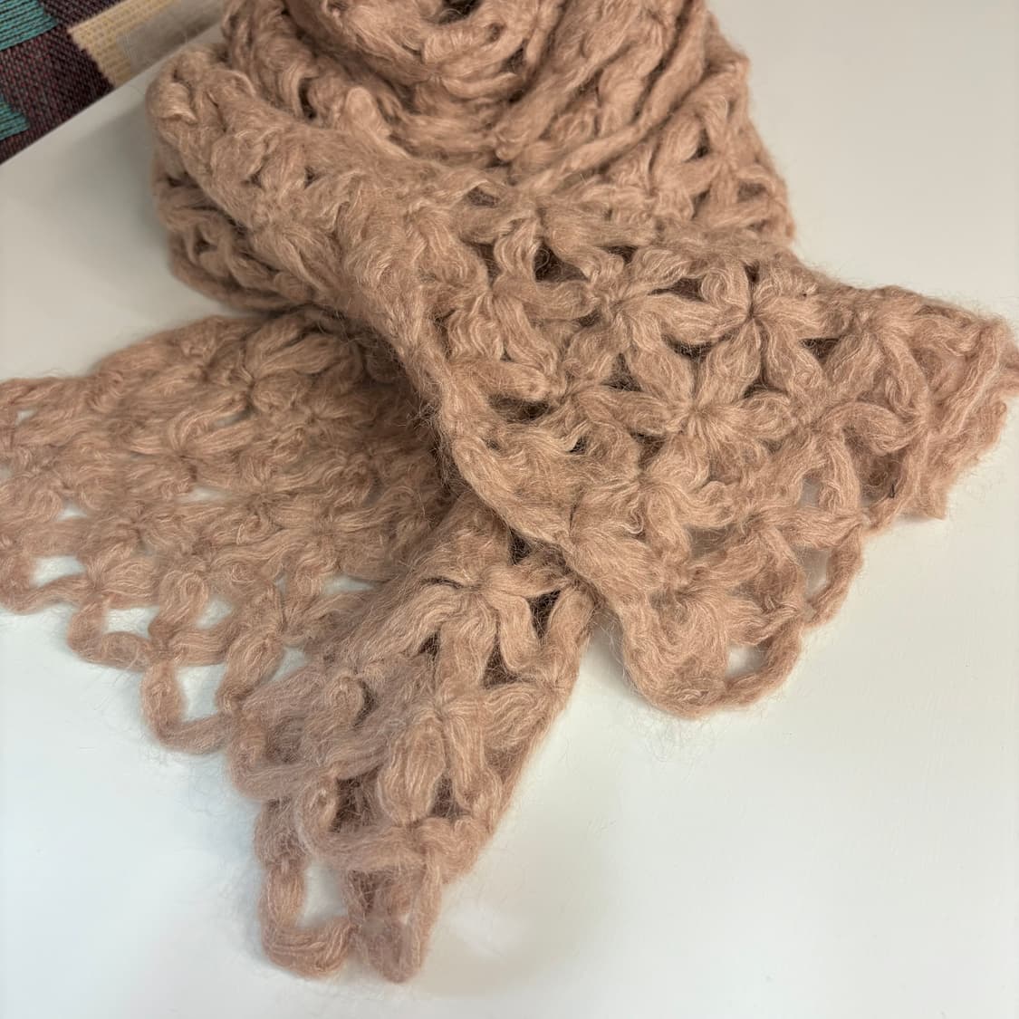 핸드메이드 모헤어 울 머플러 스카프 (JPN) 상품이미지3