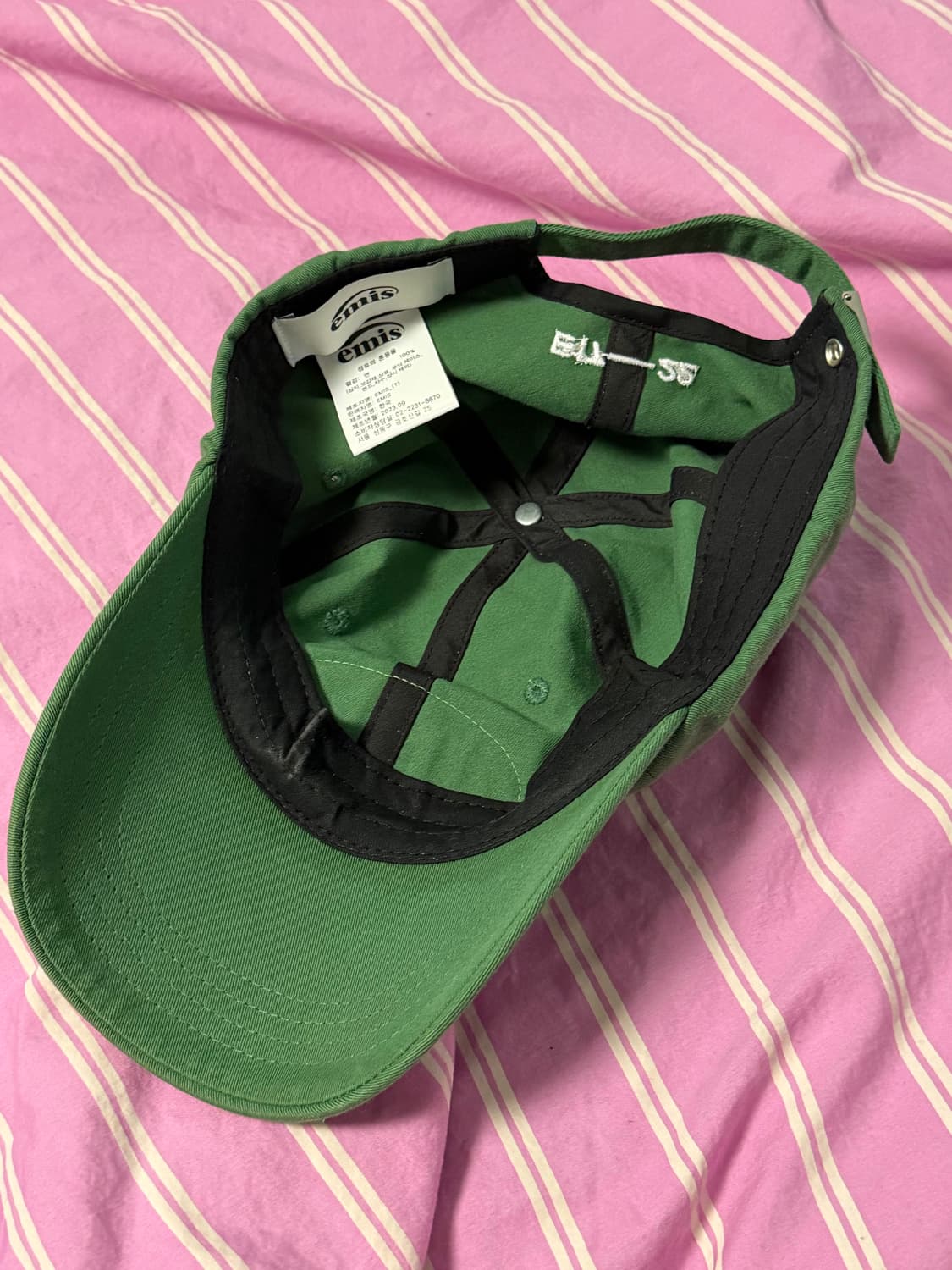이미스 emis 볼캡 그린 상품이미지2