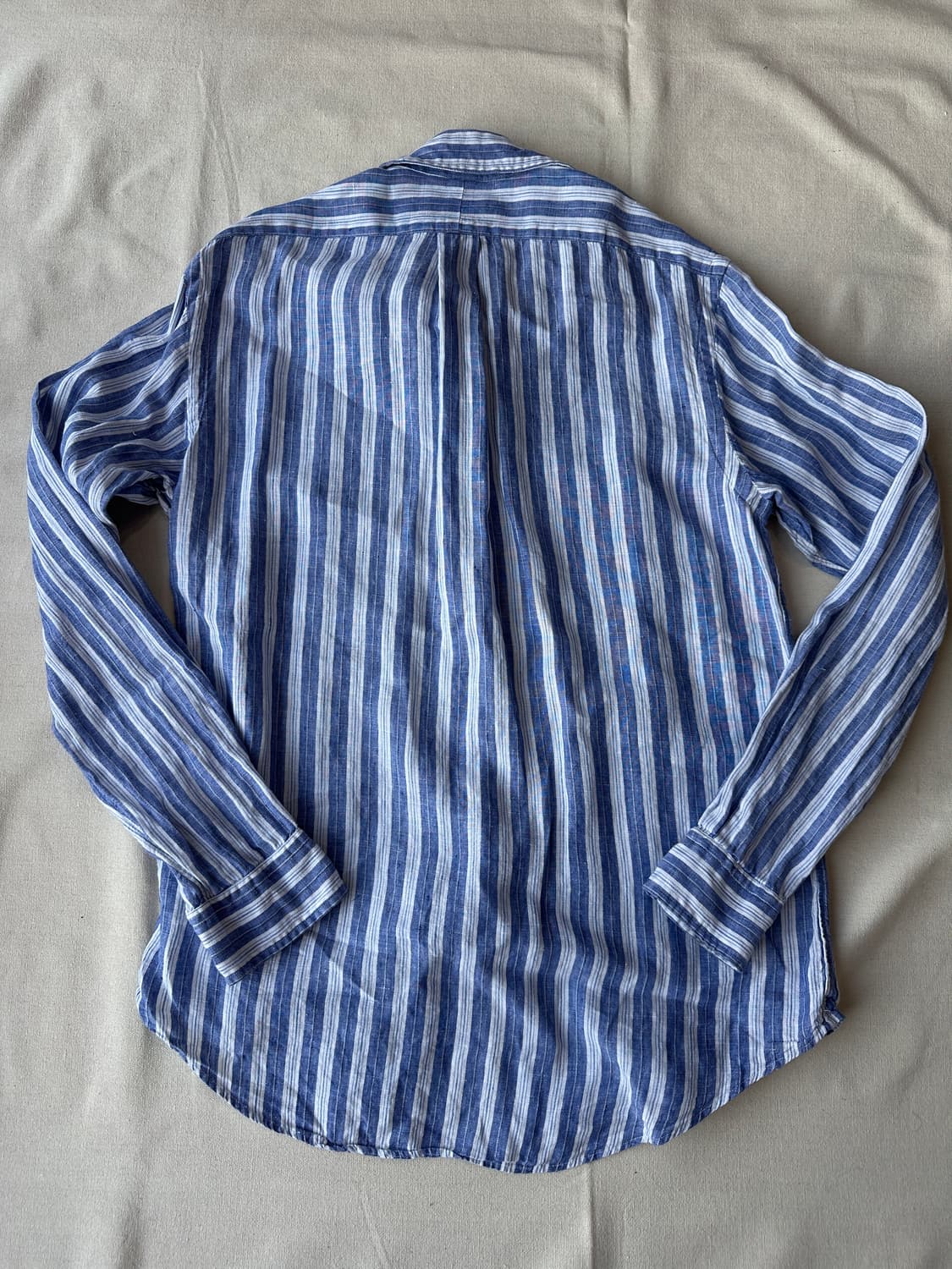 폴로 린넨 스트라이프 셔츠 클래식핏 S 상품이미지7