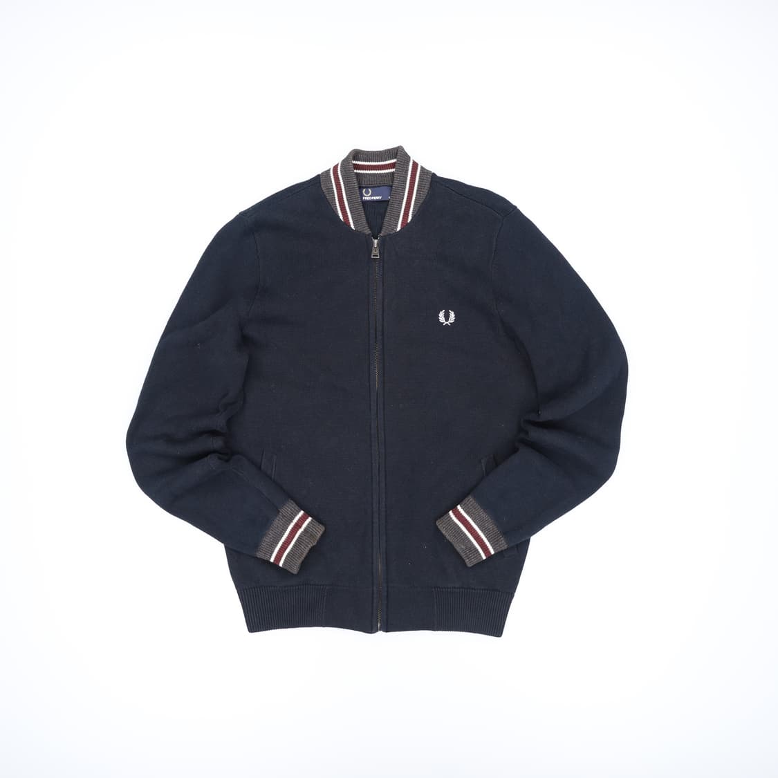 S 프레드 페리 니트 블루종 0407H1 상품이미지1