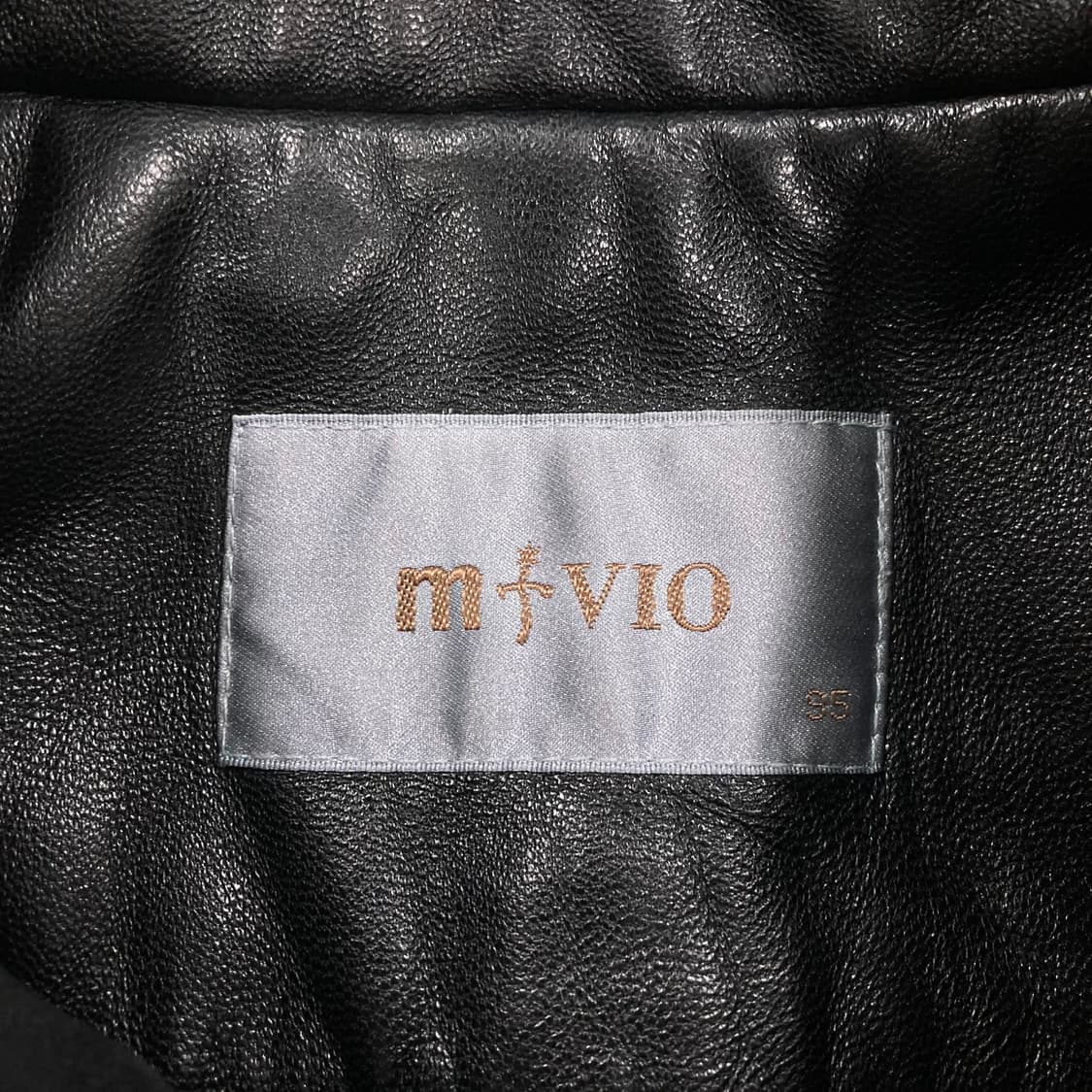 빈티지 블랙 컬러 양가죽 자켓 상품이미지2