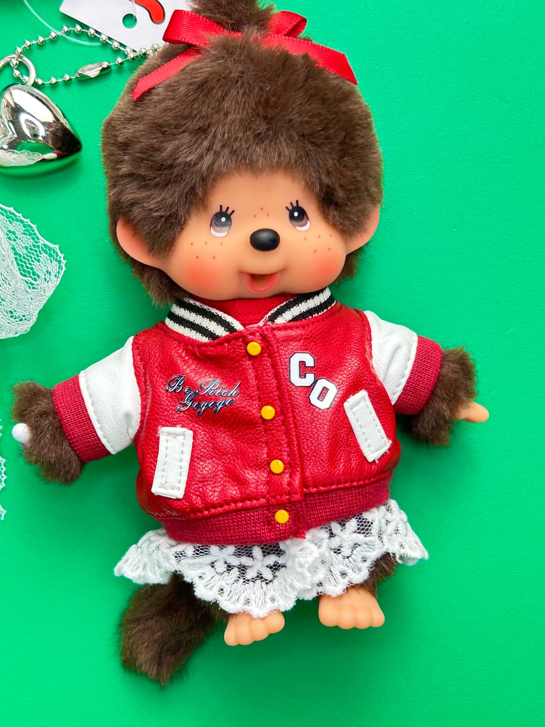 (2)정품몬치치❤️바시티자켓 커스텀키링 상품이미지2