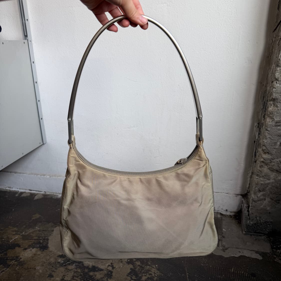 early 00s 프라다 포코노 플라스틱 핸들 숄더 백  상품이미지2