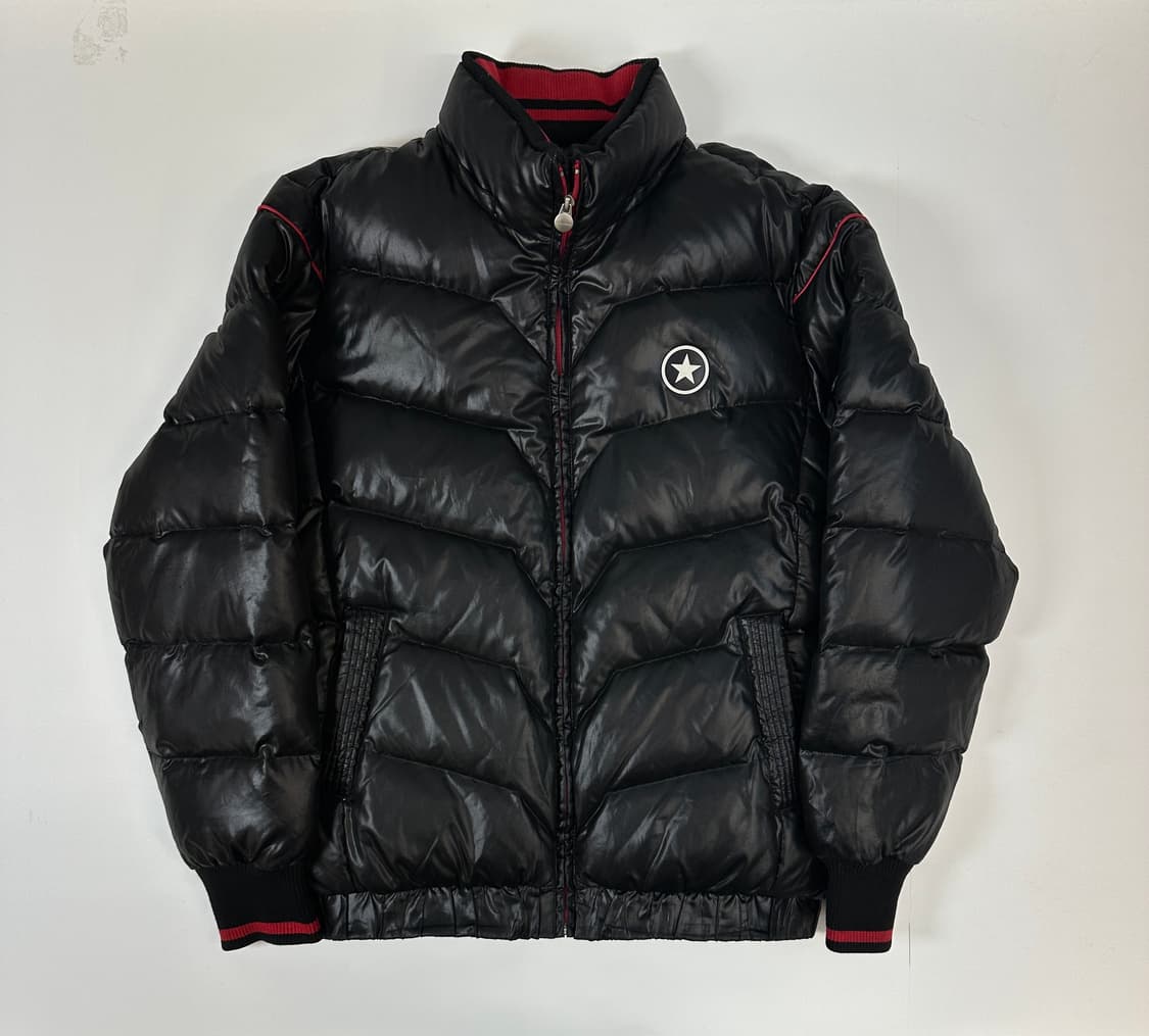 컨버스 레더 패딩 (덕다운) 상품이미지1