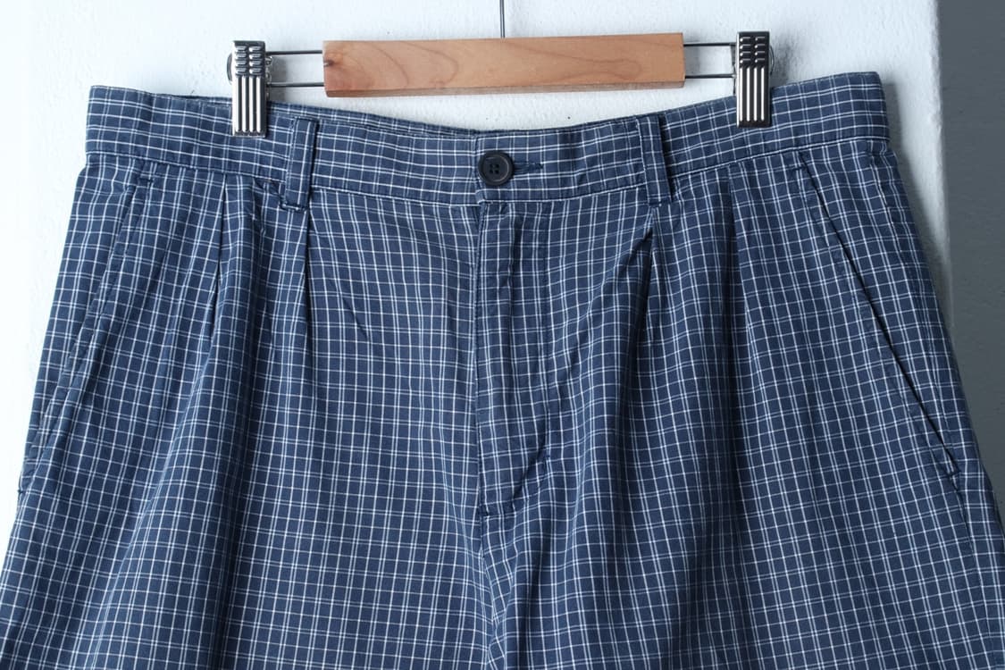 (L) 스포츠리플레이 반바지 팬츠 90년대 체크 아메카지-P9705 상품이미지3