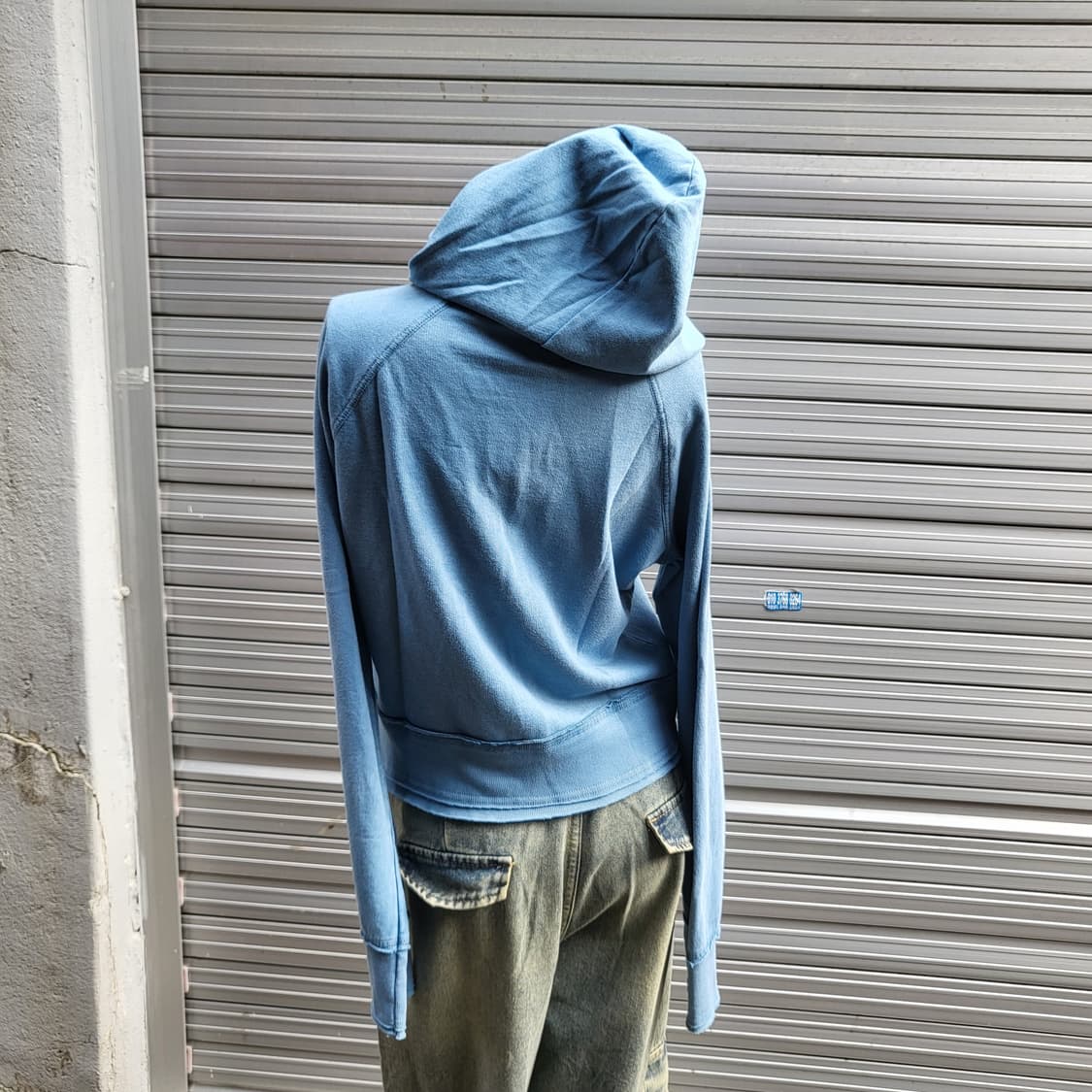 skinny minnie Crop Hooded zip-up   상품이미지5
