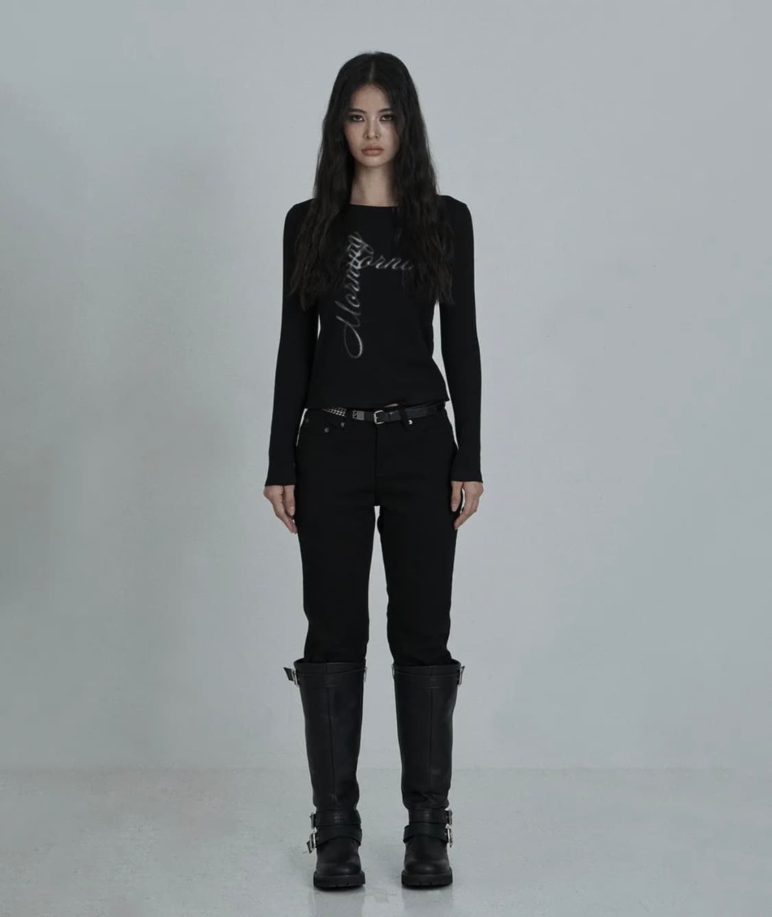 상태굿)오도어 골지 티셔츠 상품이미지2