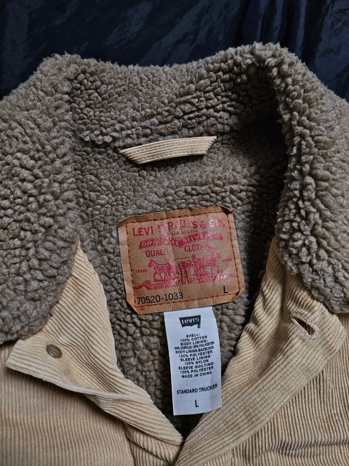 리바이스 코듀로이 쉐르파 자켓 상품이미지5