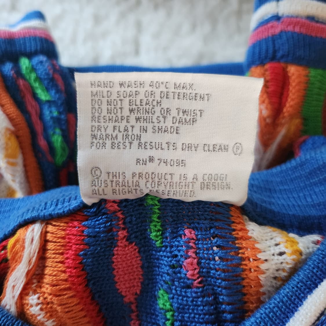 Coogi 쿠지 케이블 니트 여성 빈티지 스웨터 M 상품이미지7