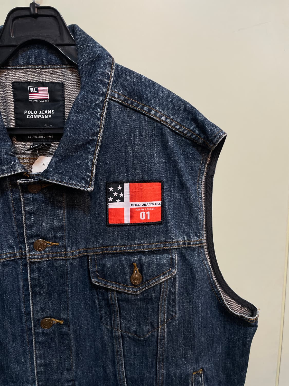 폴로 진스 데님조끼 상품이미지2
