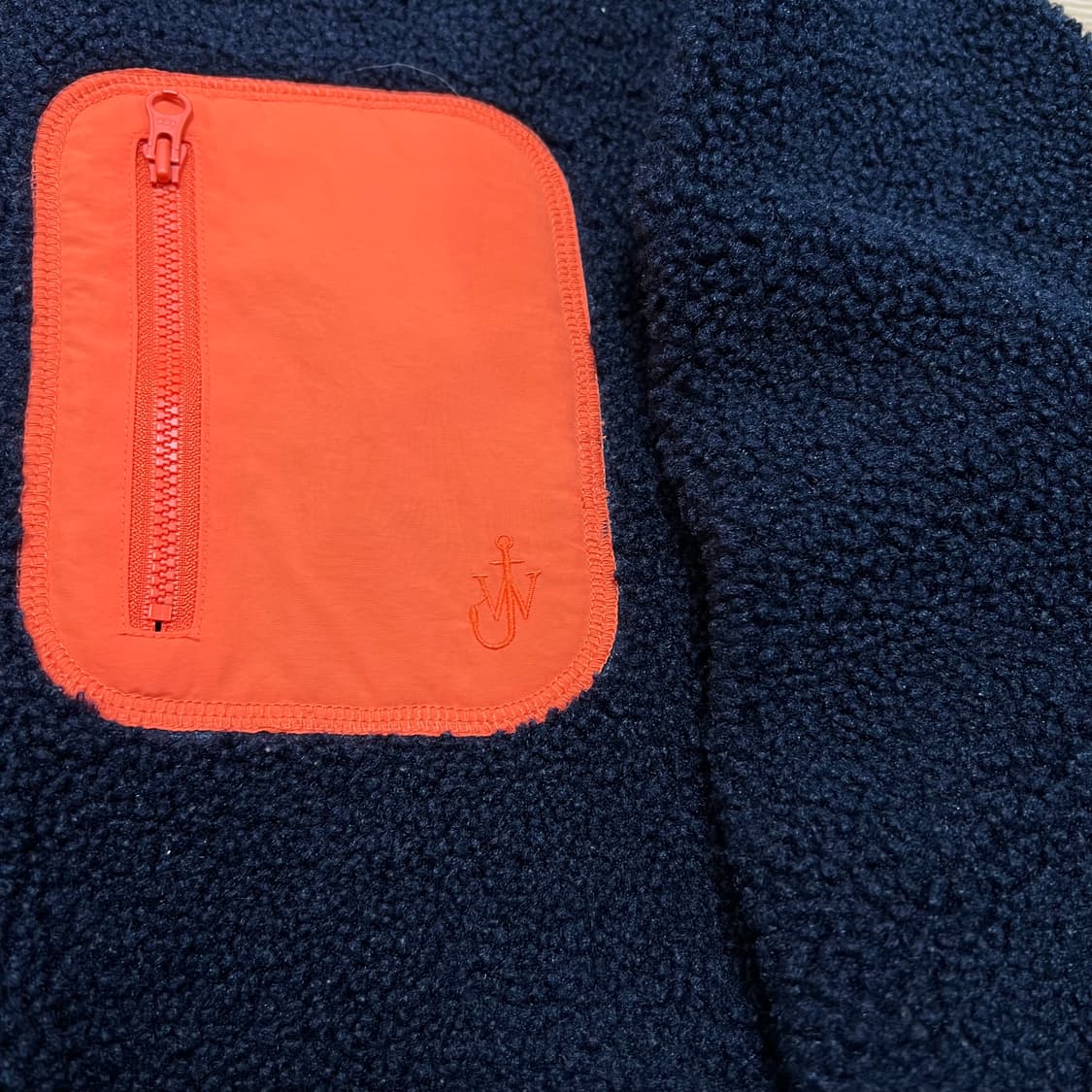 유니클로 X JW앤더슨 콜라보 보아 후리스 후드자켓 [네이비] L/100 상품이미지4