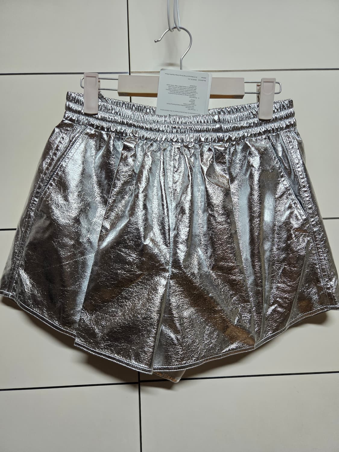 오르(ORR)새상품 실버 반바지 상품이미지2