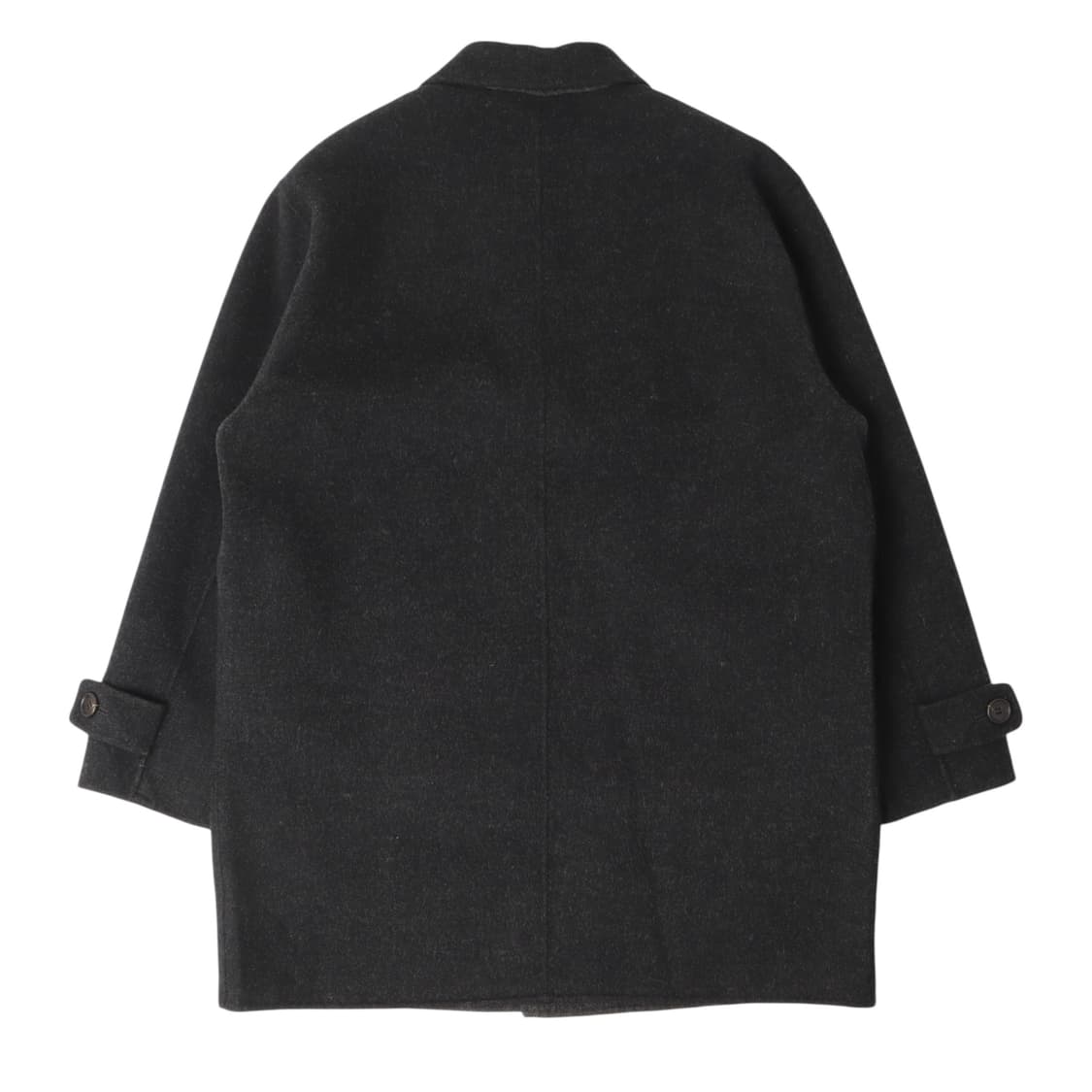 입생로랑 뿌르 옴므 챠콜 캐시미어 블렌드 울 하프 코트 상품이미지4