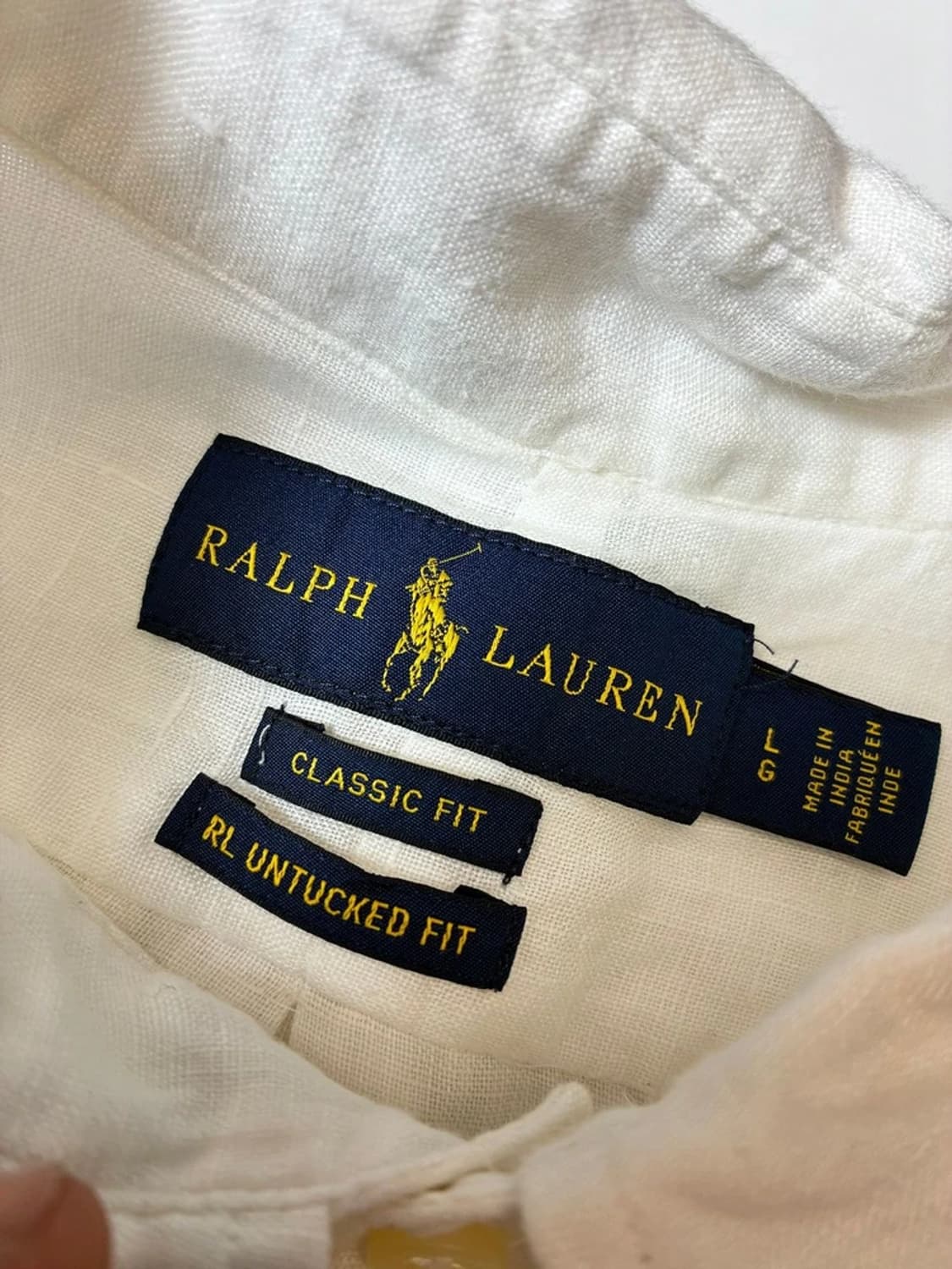폴로 랄프로렌 클래식핏 100% 린넨 셔츠 PN8090 상품이미지7
