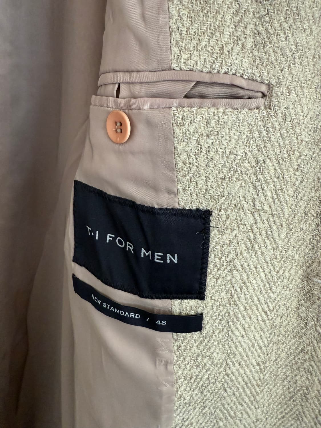 티아이포맨 헤링본 발마칸 코트 48 상품이미지3