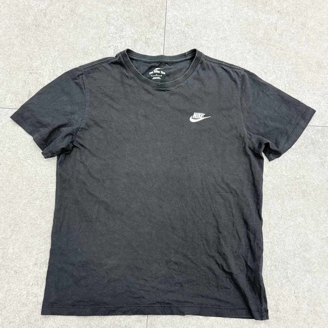 나이키 스우시 기본 반팔 티셔츠(블랙)  상품이미지3