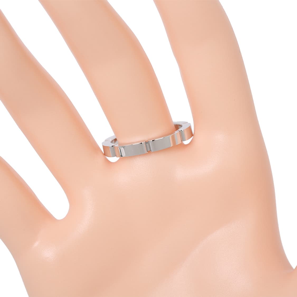 까르띠에 마이용 팬더 웨딩링 화이트골드 다이아 반지 50호 상품이미지9