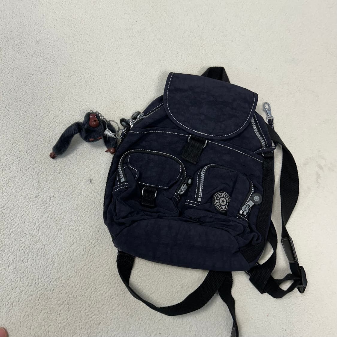 Kipling Navy Backpack 상품이미지4