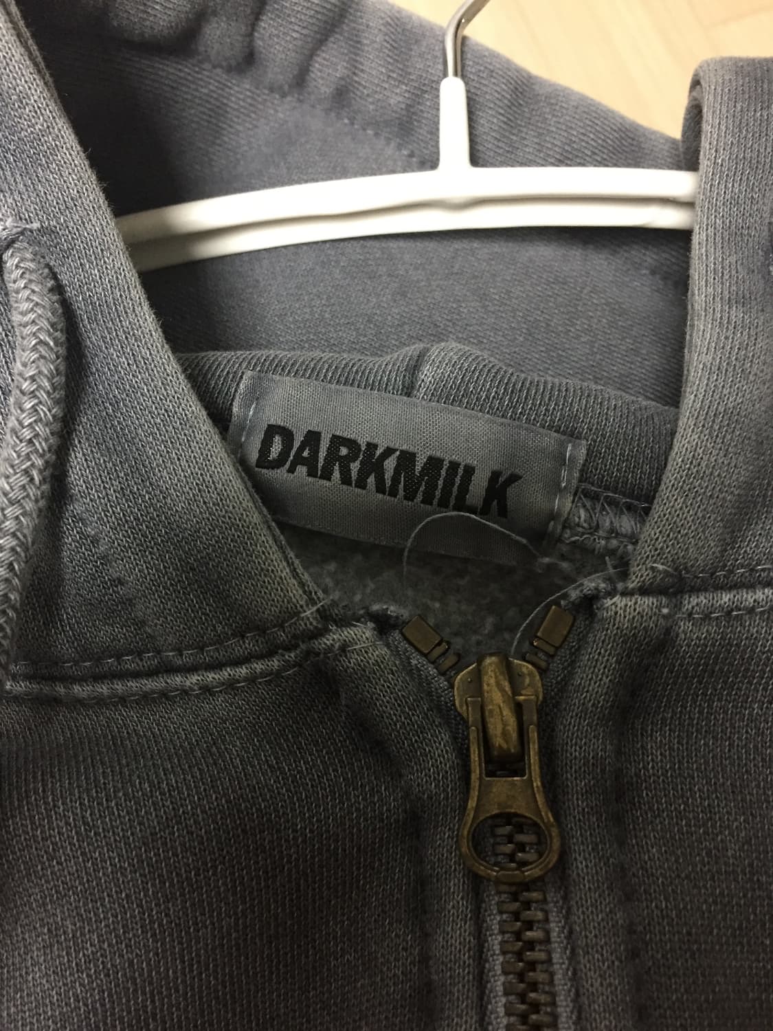 피그먼트 투웨이 기모 후드집업 상품이미지3