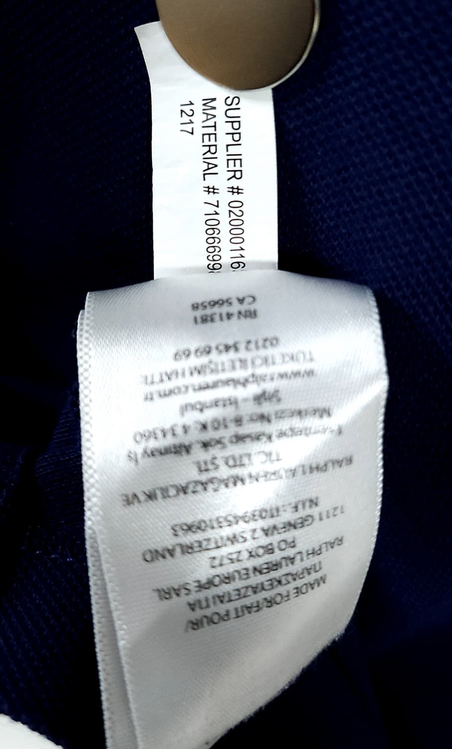 [XL] 폴로 네이비 스카이블루포니 반팔카라티 상품이미지7