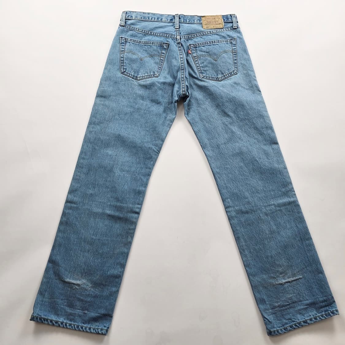 리바이스 501 청바지 미국판 연청 사이즈33 R4563 상품이미지1