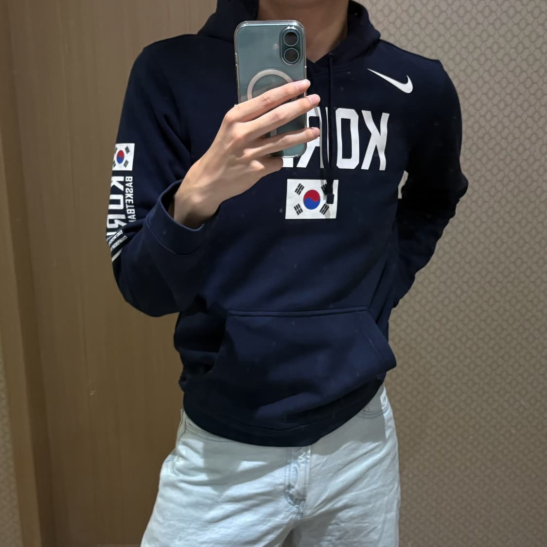 [S] 나이키 대한민국 농구 국가대표팀(KOR) 시그니처 태극기 후드티 상품이미지1