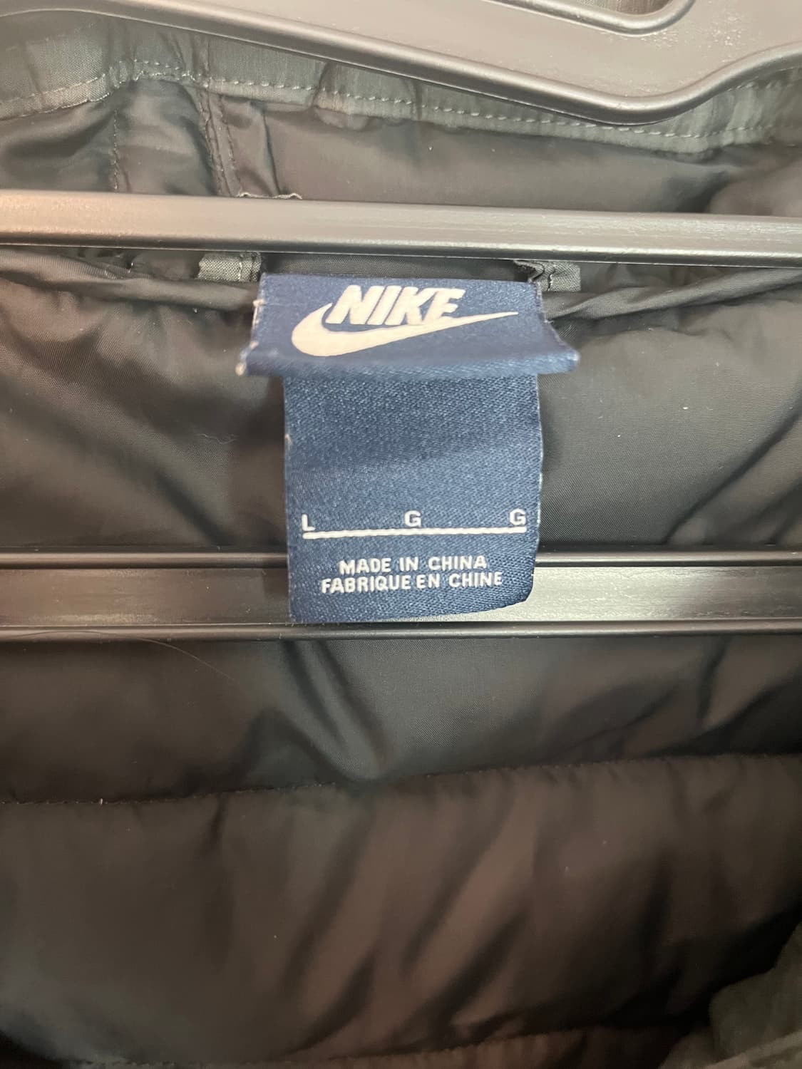 나이키 경량 후드 패딩 블랙 [L] 상품이미지4