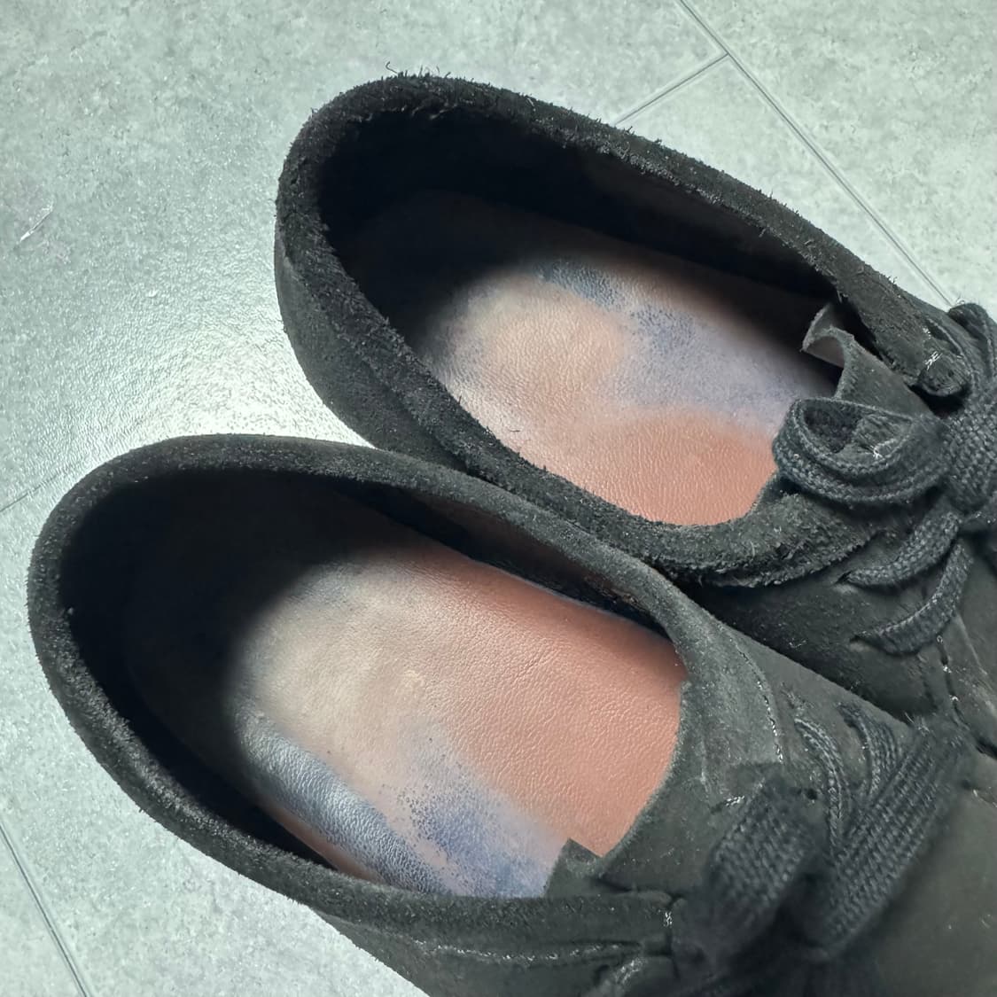 클락스 왈라비 스웨이드 블랙 상품이미지2