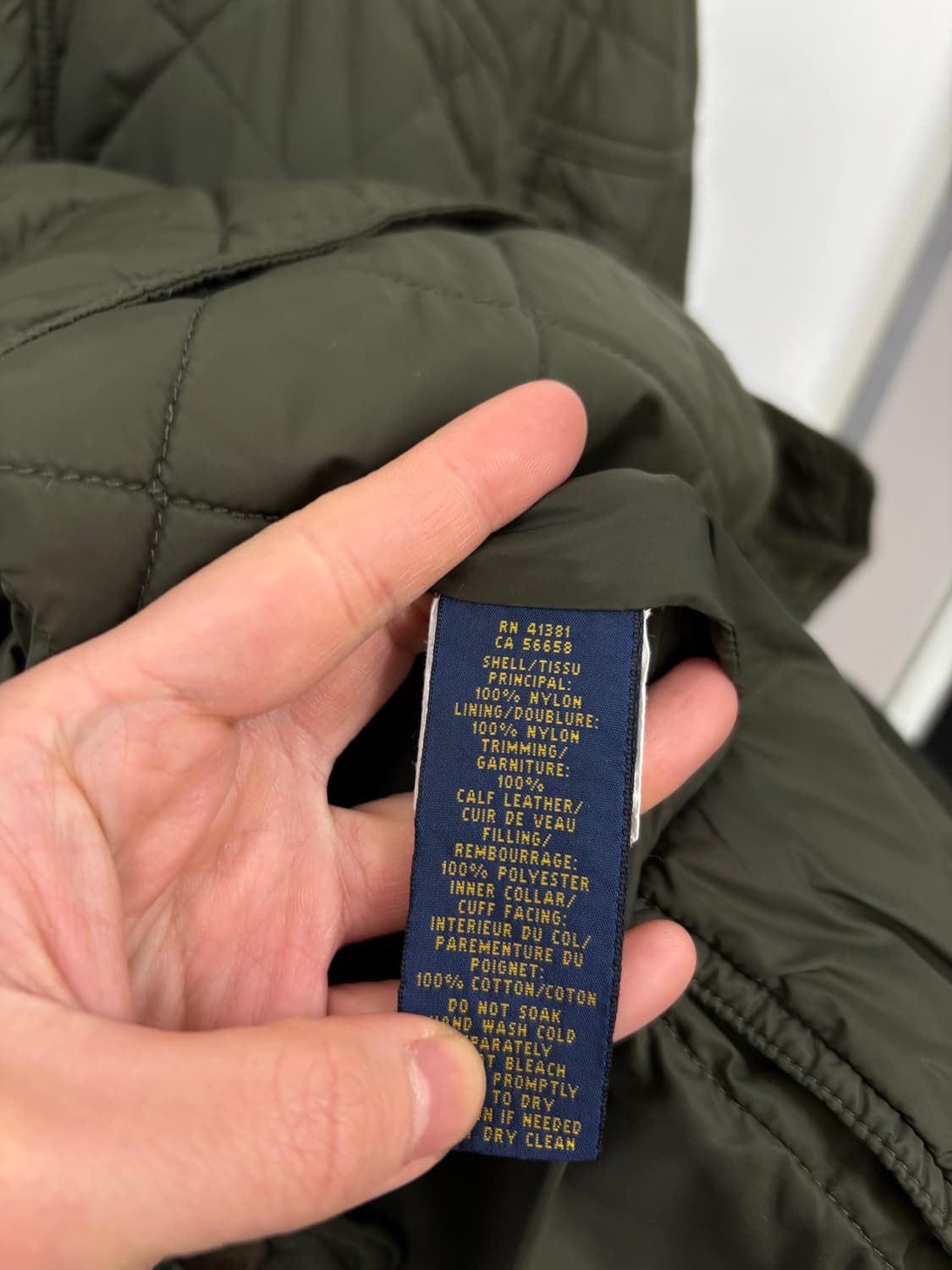 폴로랄프로렌 퀄팅자켓 상품이미지7