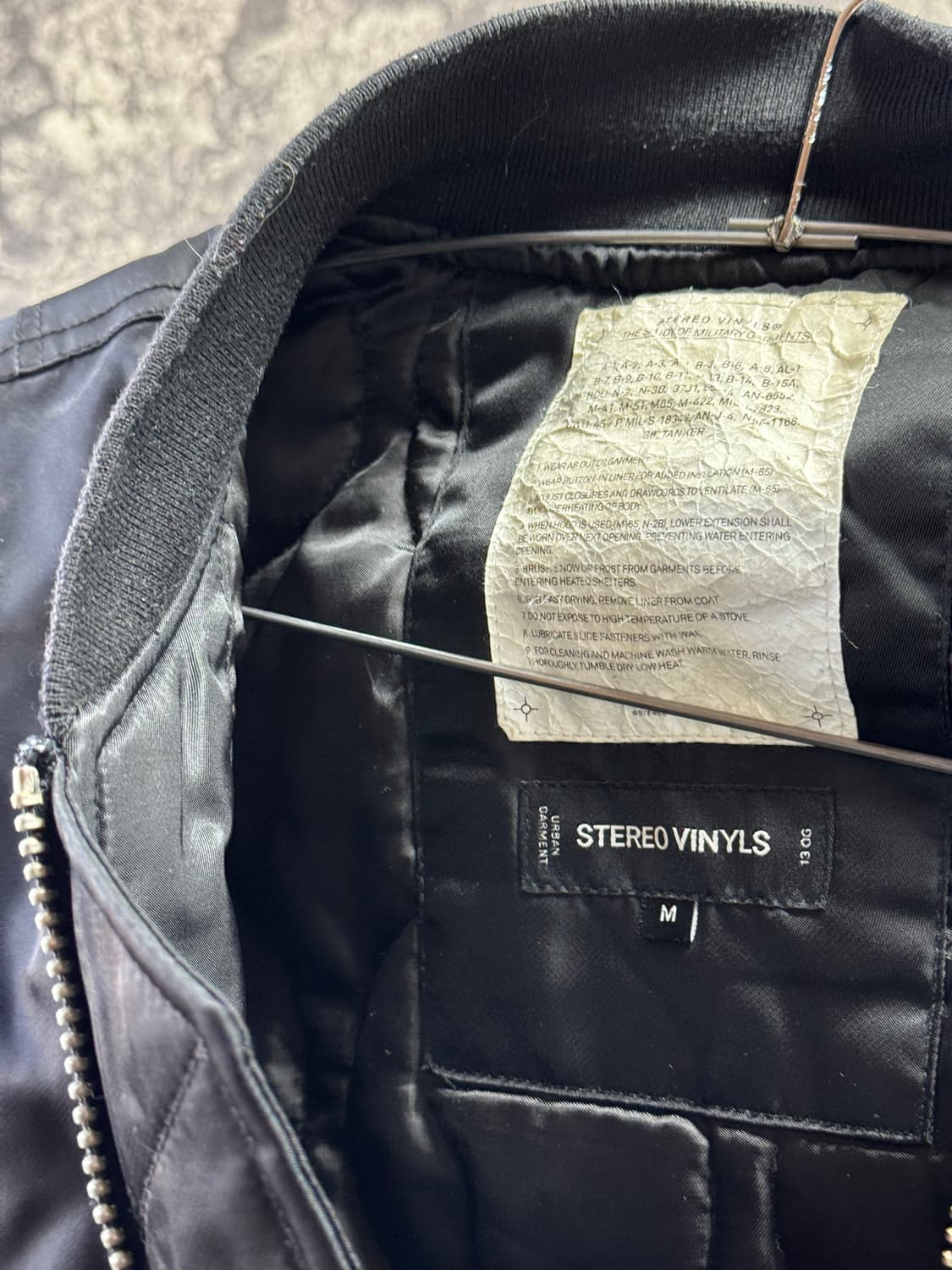 stereo vinyls ma-1 스테레오 바이널즈 (이동휘 착용) 상품이미지5