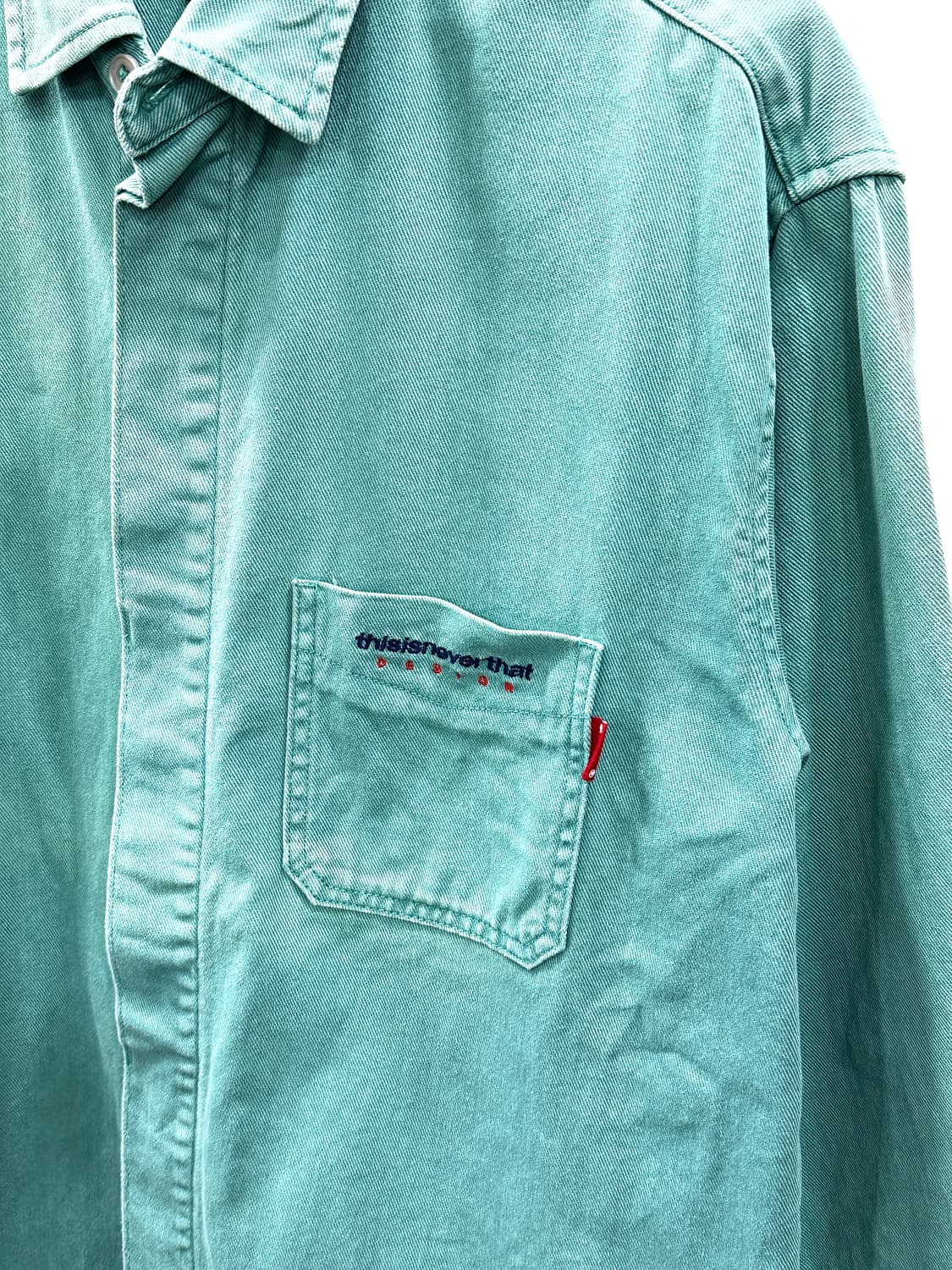 디스이즈네버댓 오버다이드 트윌 셔츠 M 상품이미지2