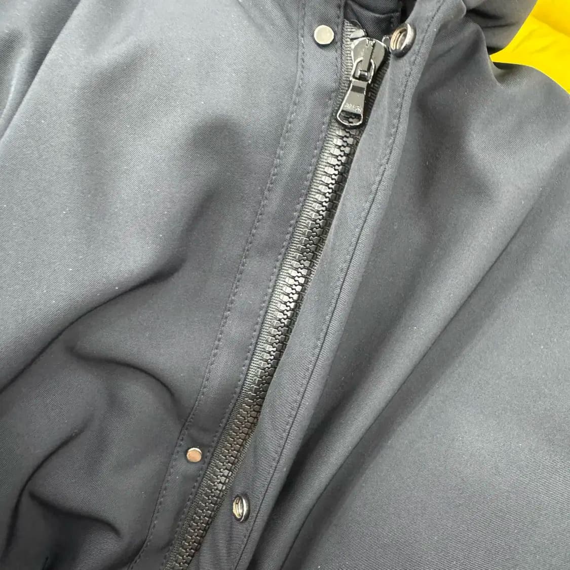 46 솔리드옴므 16FW 구스다운 네이비 패딩 코트  상품이미지4