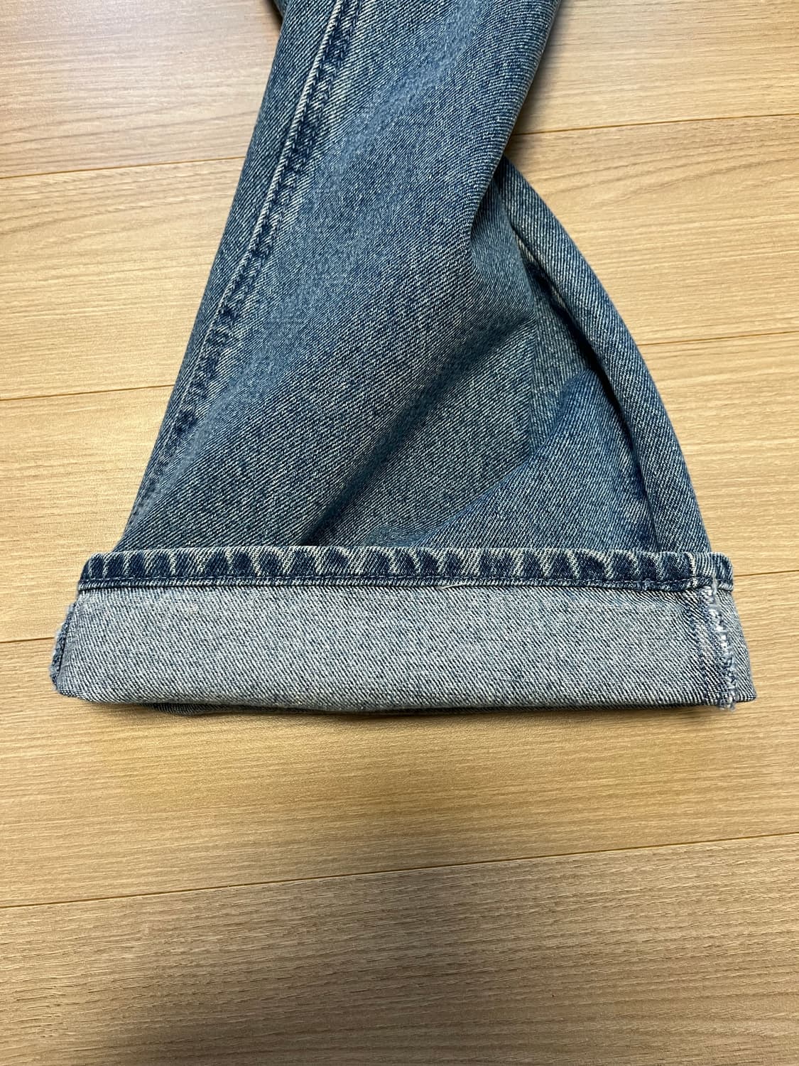 오베이 빅위그 베기 데님 라이트 인디고 32사이즈 상품이미지7