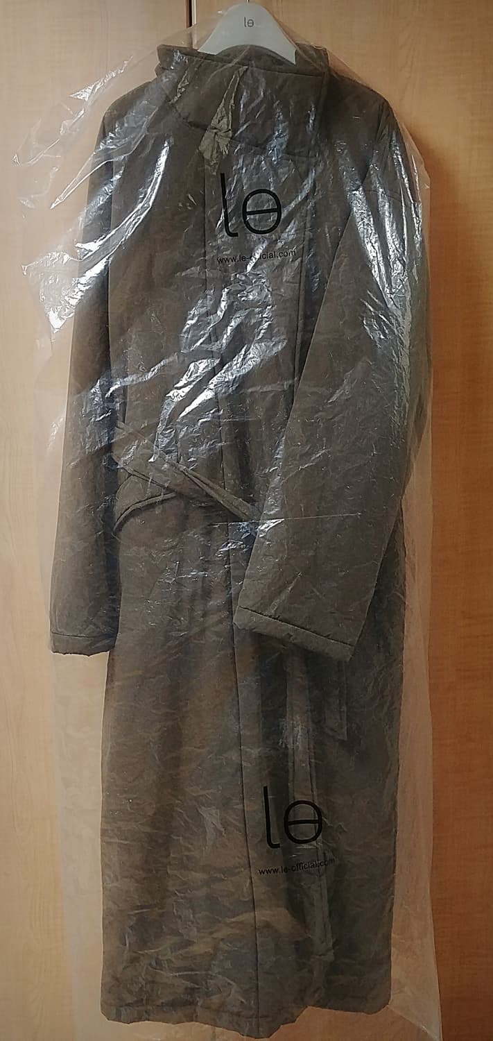 르Le 하이넥 패딩 롱코트/브라운 상품이미지10