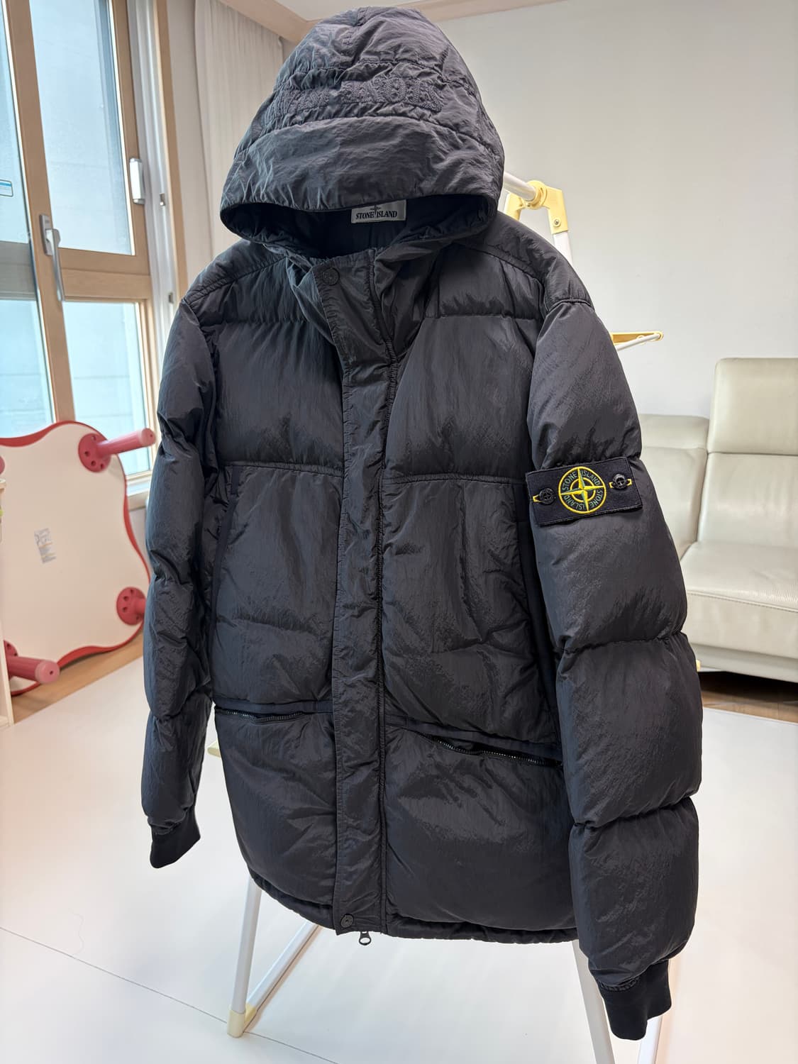 스톤아일랜드 나일론 메탈 다운 패딩(L) 상품이미지1